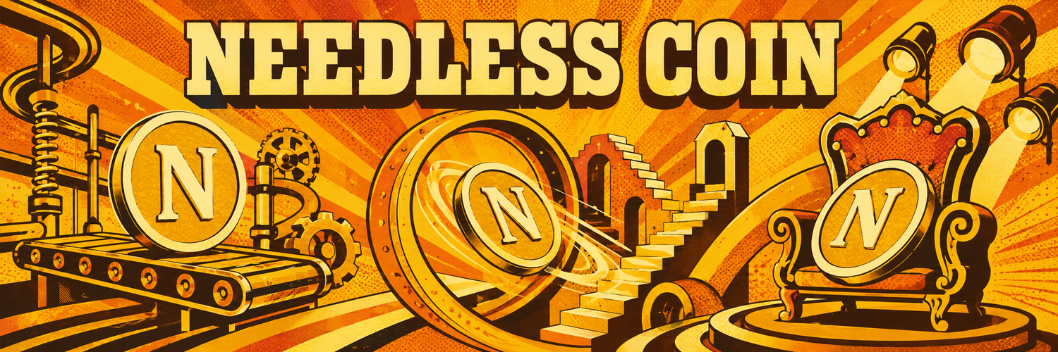 NEEDLESS COIN banner